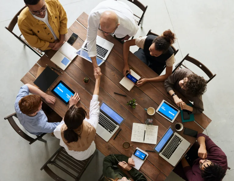 People in a meeting