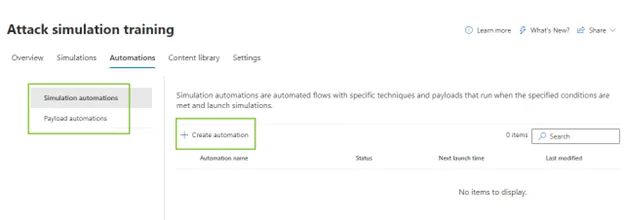 Attack Simulation Automation