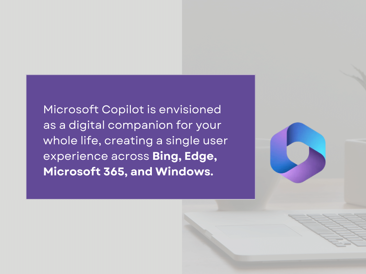 Microsoft 365 Copilot logo + key feature